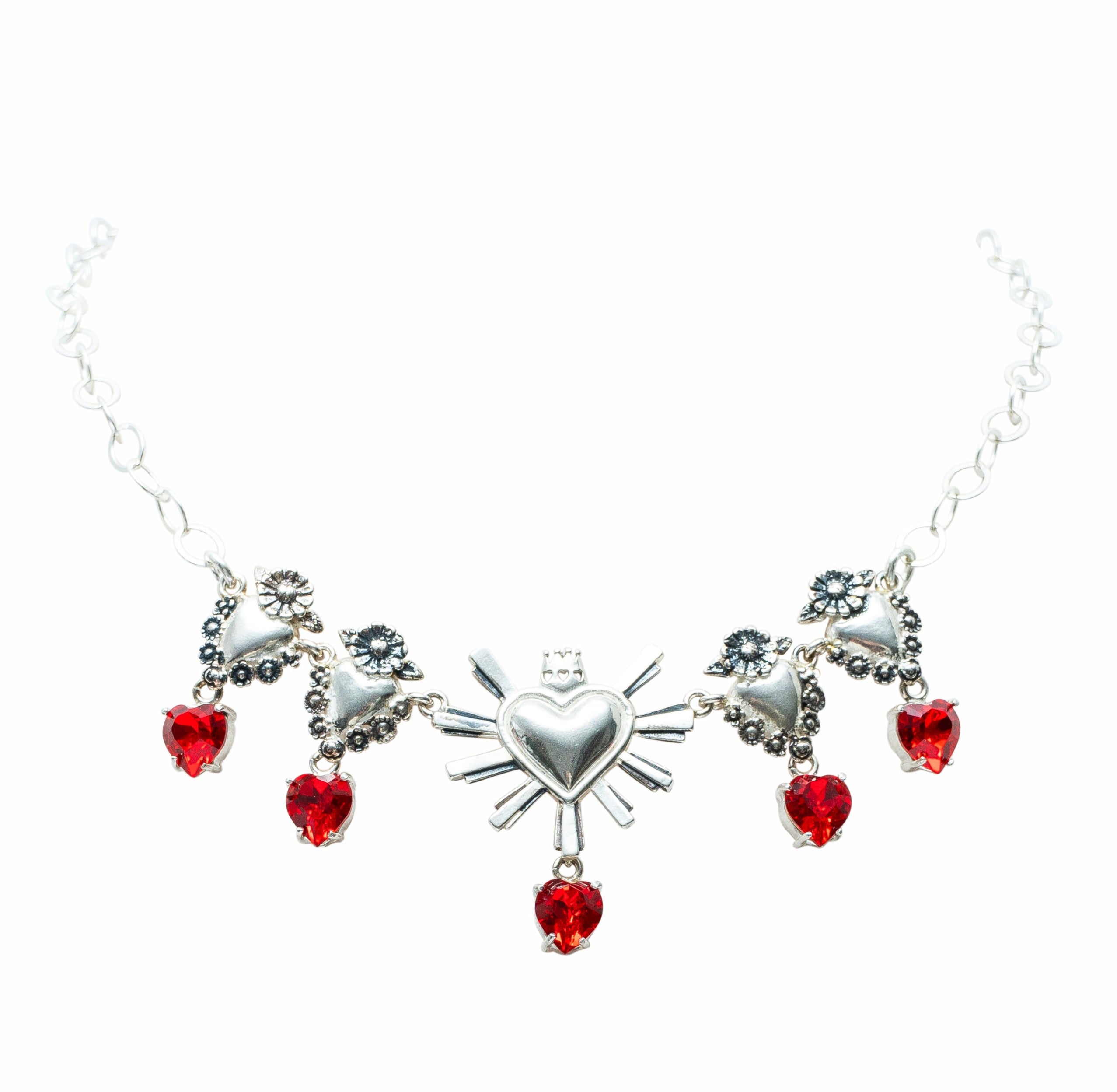 Gargantilla Ensueño, joya de plata .925, con cristal Swarovski – Gabriela Sánchez