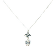 Dije Inmensa Gratitud, joya de plata .925, con cristal Swarovski – Gabriela Sánchez