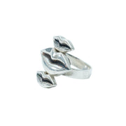 Anillo Tres Besos, joya de plata .925 – Gabriela Sánchez (vista 4)