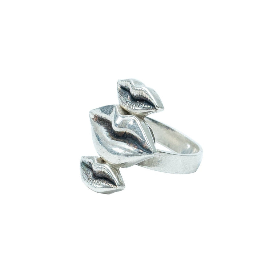 Anillo Tres Besos, joya de plata .925 – Gabriela Sánchez (vista 4)