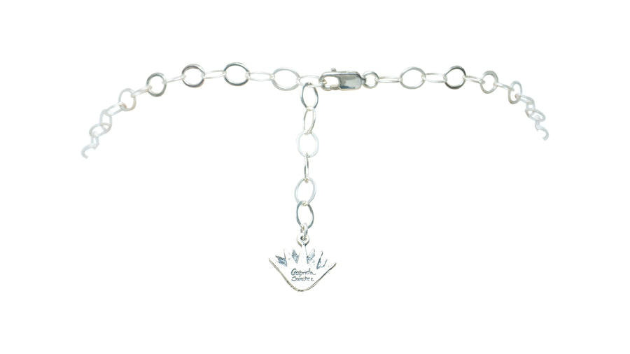 Gargantilla Ensueño, joya de plata .925, con cristal Swarovski – Gabriela Sánchez (vista 6)