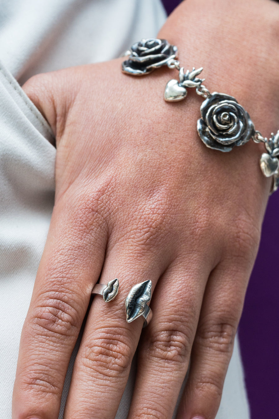 Anillo Otro Besito, joya de plata .925 – Gabriela Sánchez (vista 4)