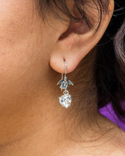 Aretes Inmensa Gratitud, joya de plata .925, con cristal Swarovski – Gabriela Sánchez (vista 4)