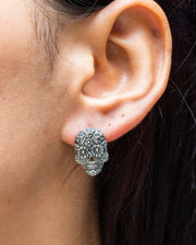 Aretes Calacas, joya de plata .925 – Gabriela Sánchez (vista 2)