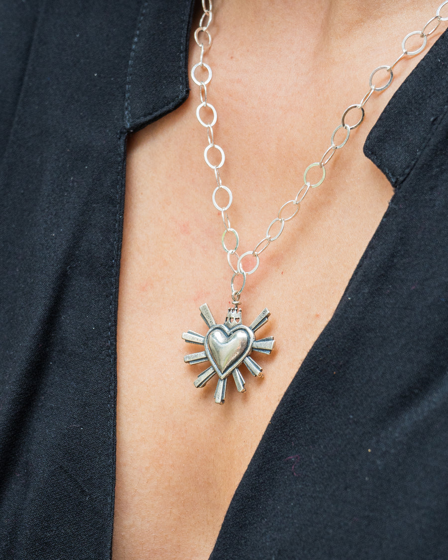Collar Mucho Brillo, joya de plata .925 – Gabriela Sánchez (vista 7)