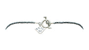 Collar Bésame Mucho Amorcito Corazón, joya de plata .925, con coral y hematita – Gabriela Sánchez (vista 10)
