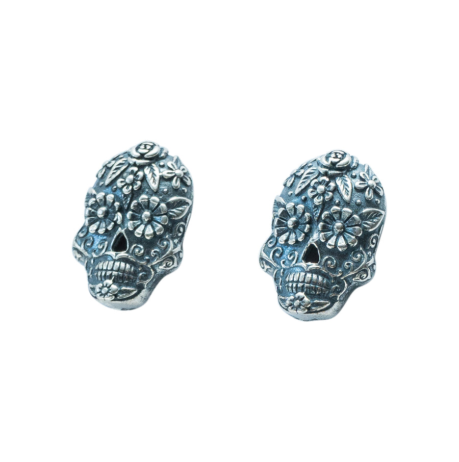 Aretes Calacas, joya de plata .925 – Gabriela Sánchez (vista 3)