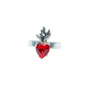 Anillo Corazoncito Mío, joya de plata .925, con cristal Swarovski – Gabriela Sánchez