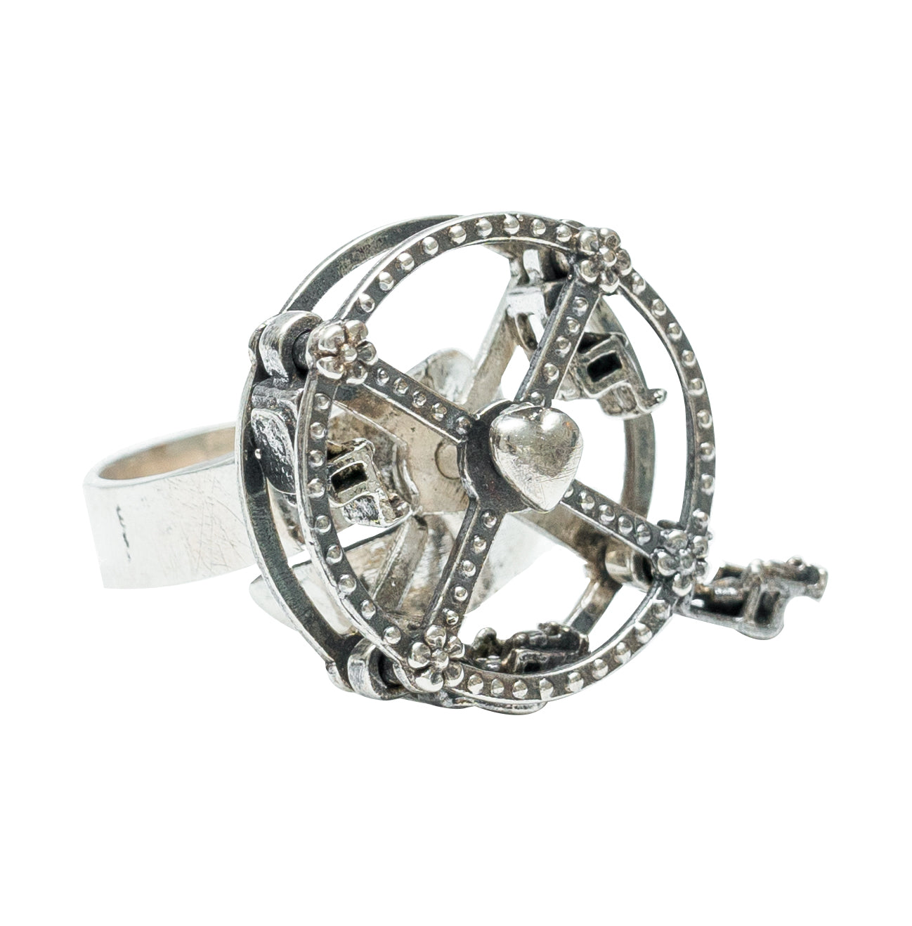 Anillo Rueda De la Fortuna Chica, joya de plata .925 – Gabriela Sánchez