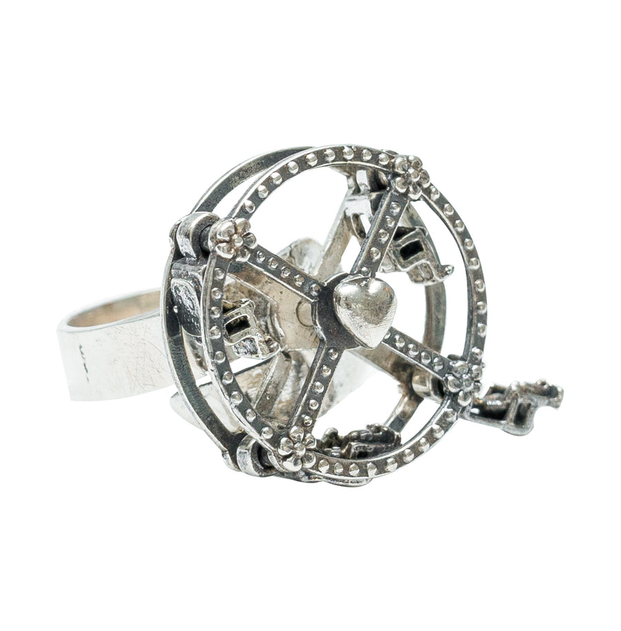 Anillo Rueda De la Fortuna Chica, joya de plata .925 – Gabriela Sánchez