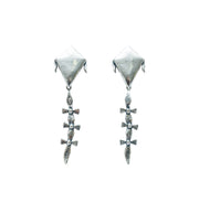 Aretes Papalote Mini, joya de plata .925 – Gabriela Sánchez (vista 2)