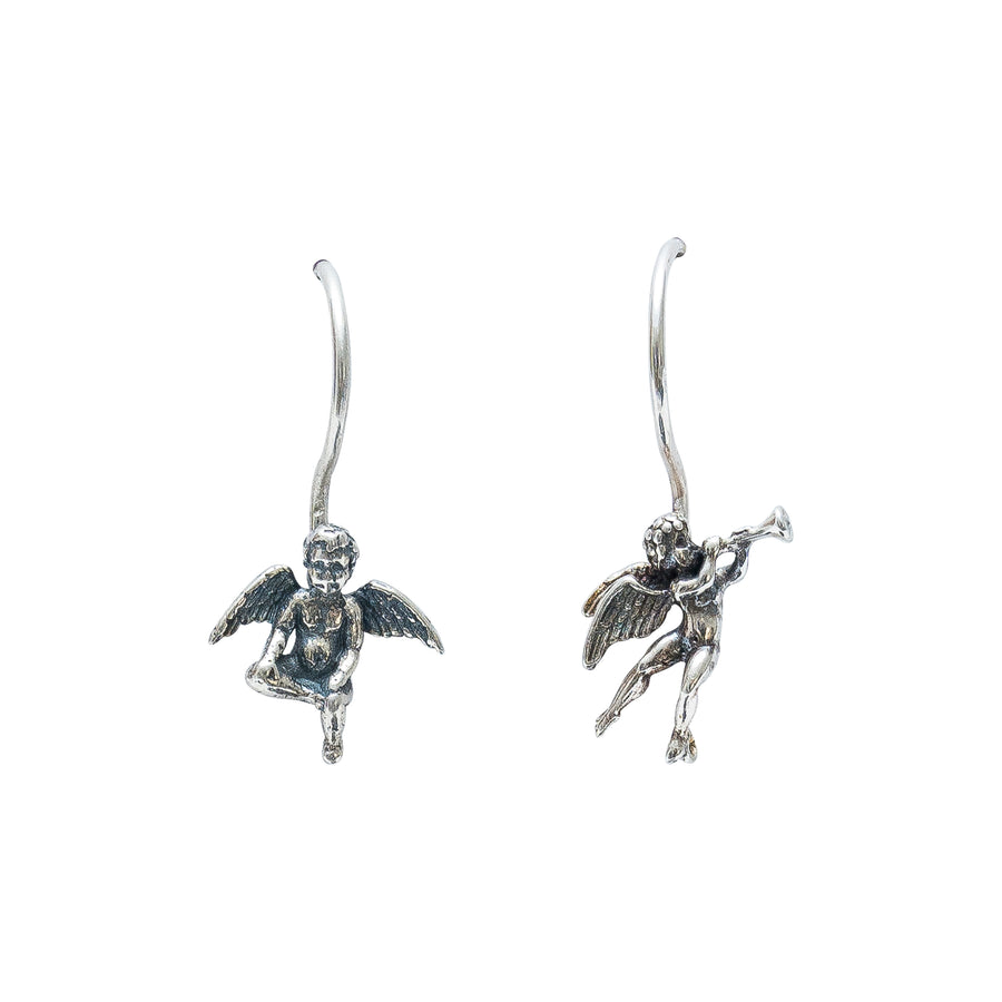 Aretes dos Querubines, joya de plata .925 – Gabriela Sánchez