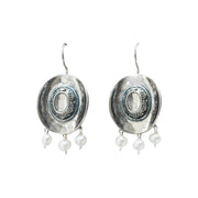 Aretes Texana con Perlas, joya de plata .925 – Gabriela Sánchez