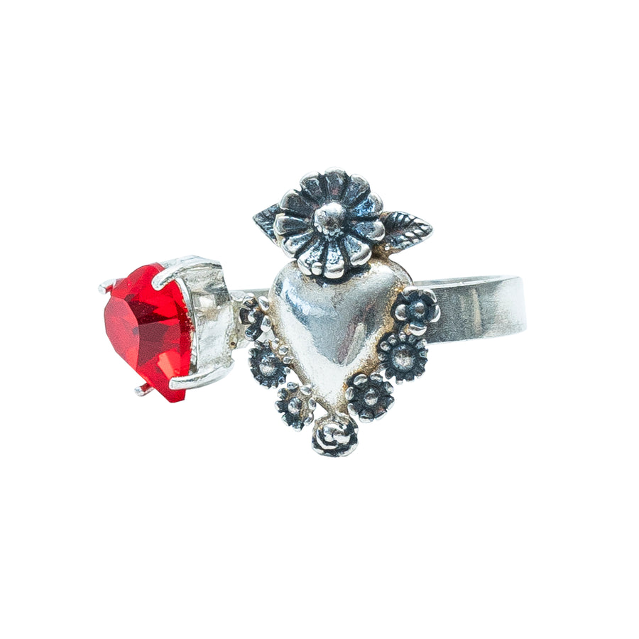 Anillo Ensueño, joya de plata .925, con cristal Swarovski – Gabriela Sánchez (vista 3)