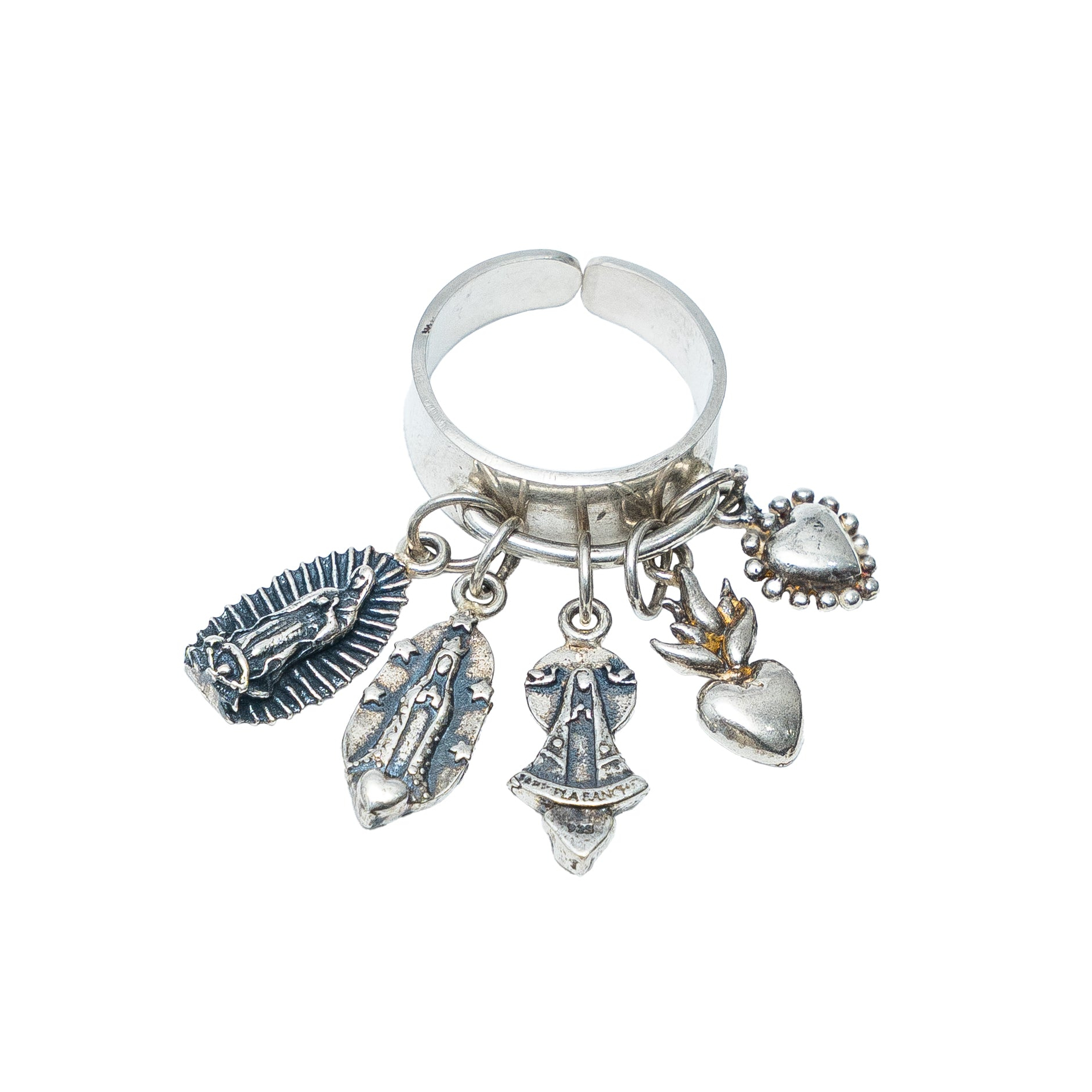 Anillo Sagrado Corazón, joya de plata .925 – Gabriela Sánchez
