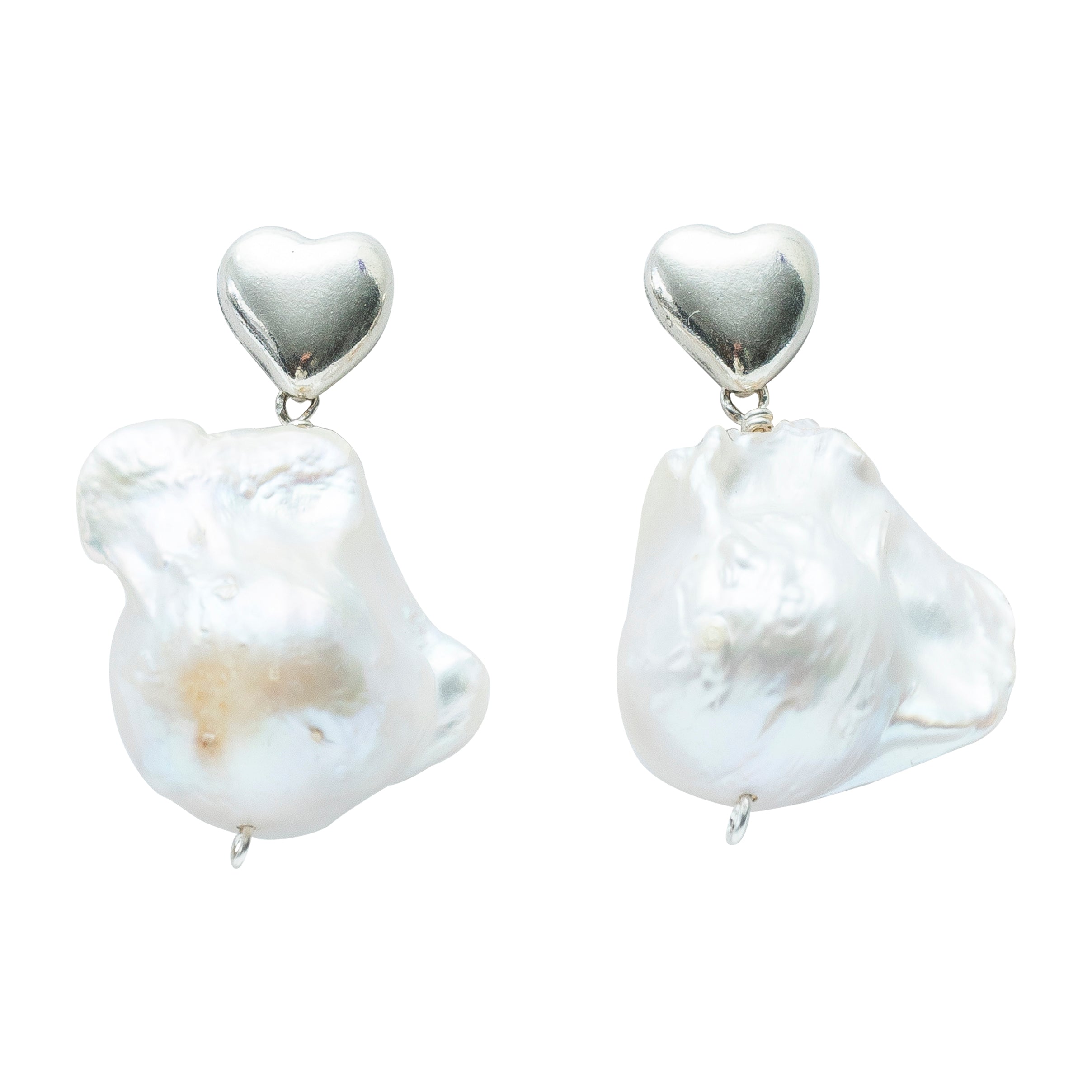 Aretes Abrázame Mucho, joya de plata .925, con perla – Gabriela Sánchez