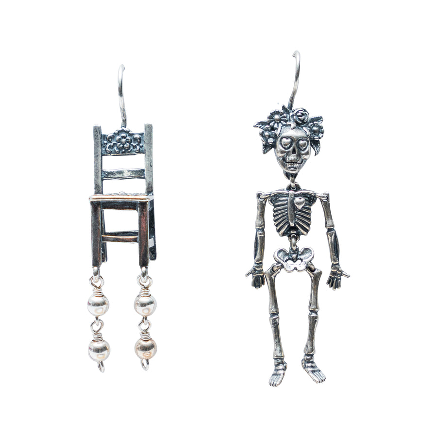 Aretes La Patrona, joya de plata .925 – Gabriela Sánchez