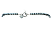 Collar Lotería Agave Maximiliana, joya de plata .925, con hematita – Gabriela Sánchez (vista 4)