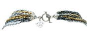 Collar Destilado de Plata, joya de plata .925, con hematita y pirita – Gabriela Sánchez (vista 6)