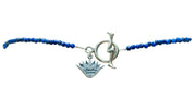 Collar Tequilana Azul, joya de plata .925, con lapislázuli – Gabriela Sánchez (vista 4)