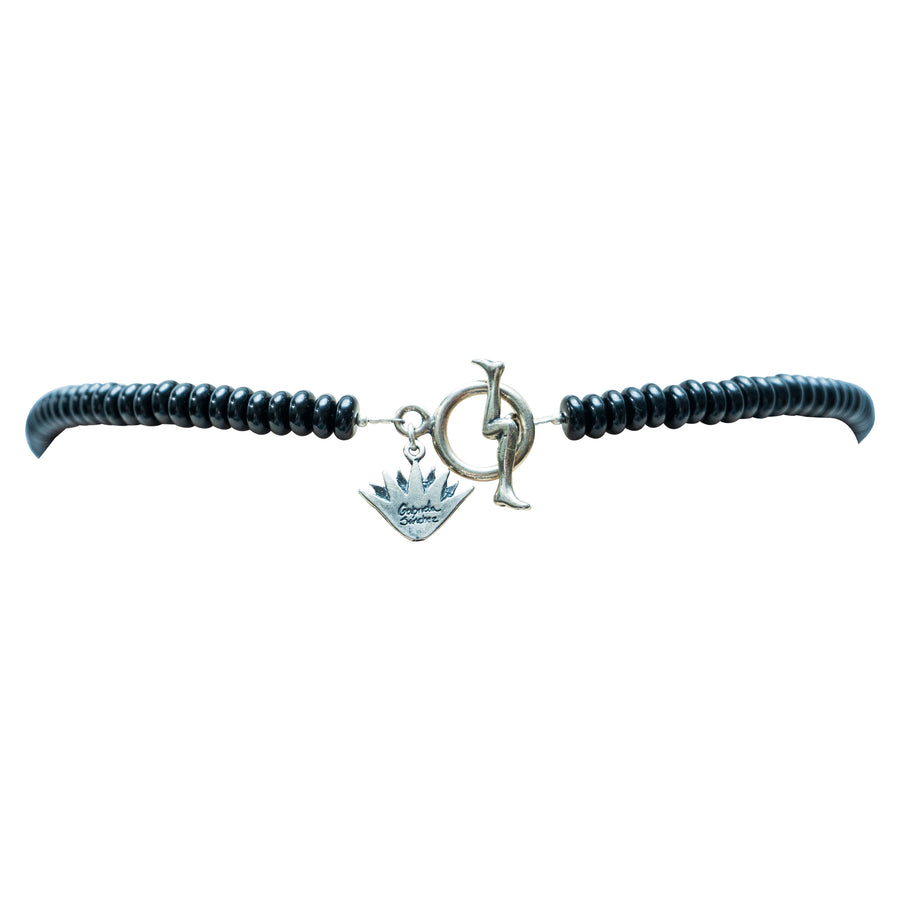 Collar Sombra de Agaves, joya de plata .925, con ónix – Gabriela Sánchez (vista 2)