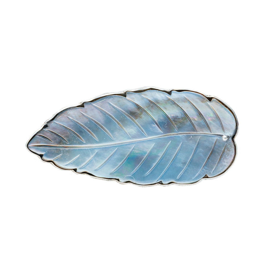 Anillo Pluma de Kukulkán, joya de plata .925, con concha – Gabriela Sánchez (vista 3)