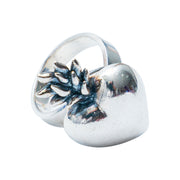 Anillo Corazón Fuego, joya de plata .925 – Gabriela Sánchez (vista 2)
