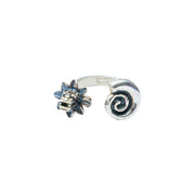Anillo Quetzalcóatl entre Olas, joya de plata .925 – Gabriela Sánchez