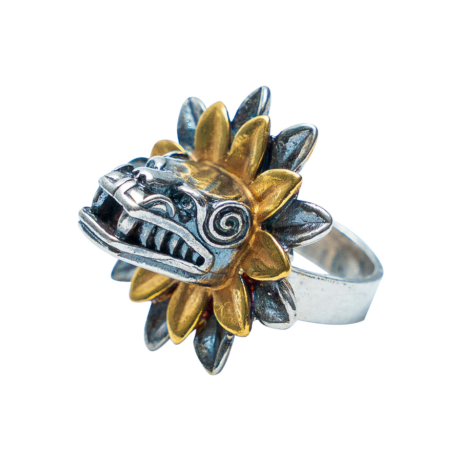 Anillo Guardián del Sol, joya de plata .925 – Gabriela Sánchez