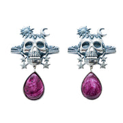 Aretes Reflejo Ancestral, joya de plata .925, con concha de abulón – Gabriela Sánchez