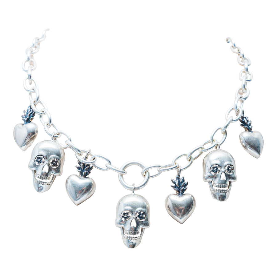 Collar ¿Qué Dice tu Corazón?, joya de plata .925 – Gabriela Sánchez