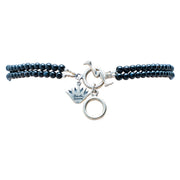 Choker Semilla Lunar, joya de plata .925, con ónix y labradorita – Gabriela Sánchez (vista 4)