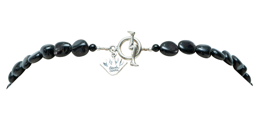 Collar La Bota, joya de plata .925, con ágata – Gabriela Sánchez (vista 4)