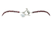 Collar Amor Rosé, joya de plata .925, con granate y rubí – Gabriela Sánchez (vista 6)