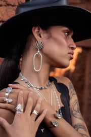 Aretes Agave Josefa, joya de plata .925 – Gabriela Sánchez (vista 4)