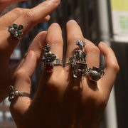 Anillo Doña Huesitos, joya de plata .925 – Gabriela Sánchez (vista 4)