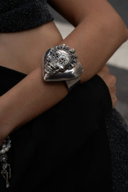 Brazalete Morir Por Tu Amor, joya de plata .925 – Gabriela Sánchez (vista 8)