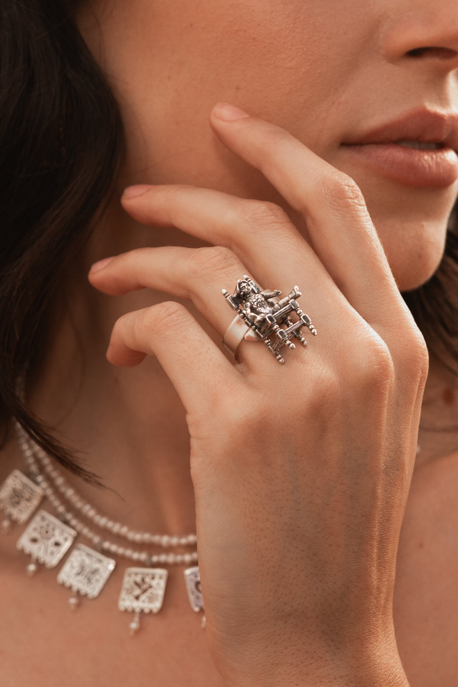 Anillo Corazón de Muñeca, joya de plata .925 – Gabriela Sánchez (vista 2)