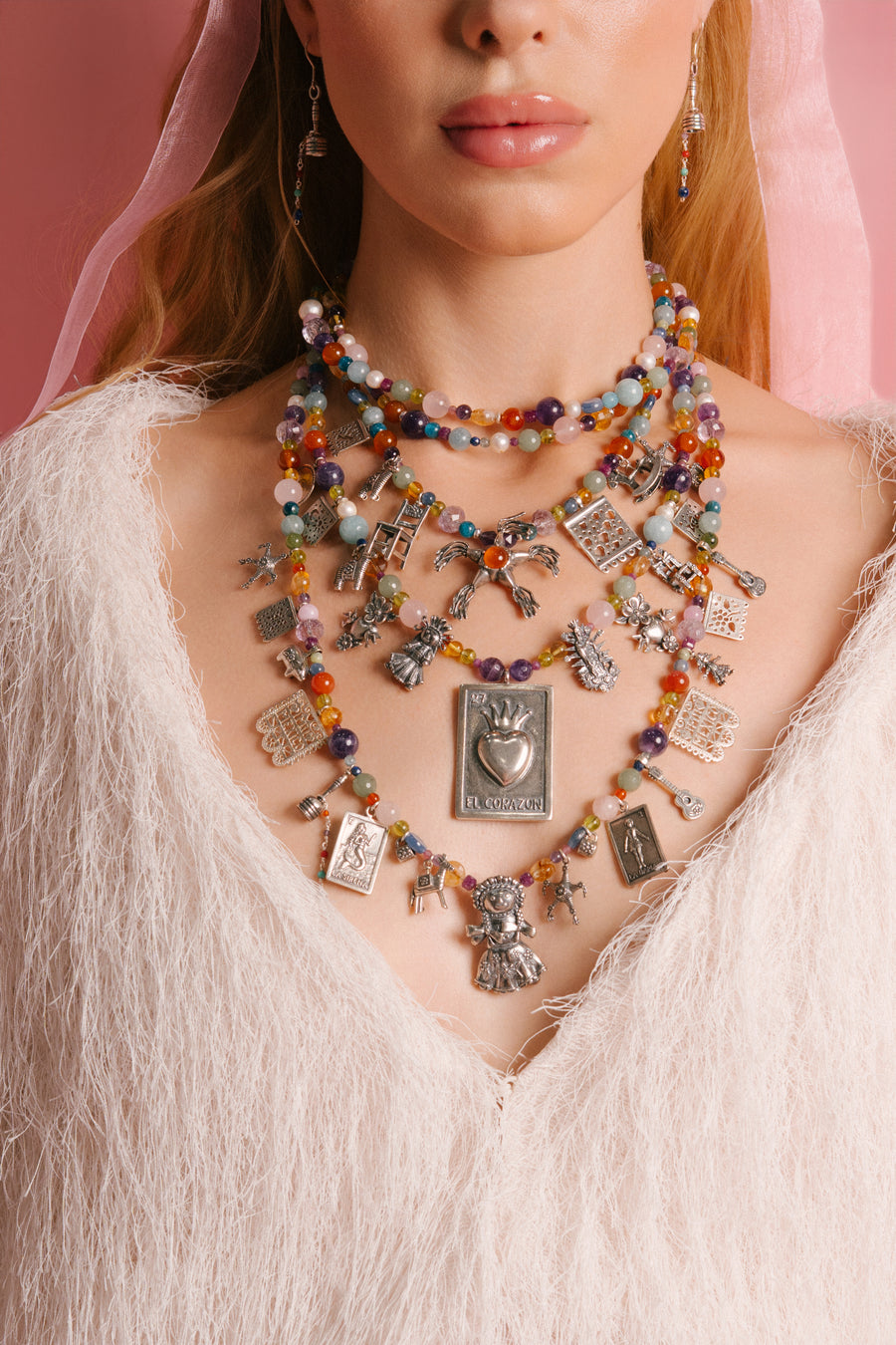 Collar Colores de Feria Decembrina, joya de plata .925 – Gabriela Sánchez