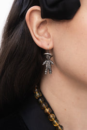Aretes Mi Niña y Mi Niño, joya de plata .925 – Gabriela Sánchez (vista 2)