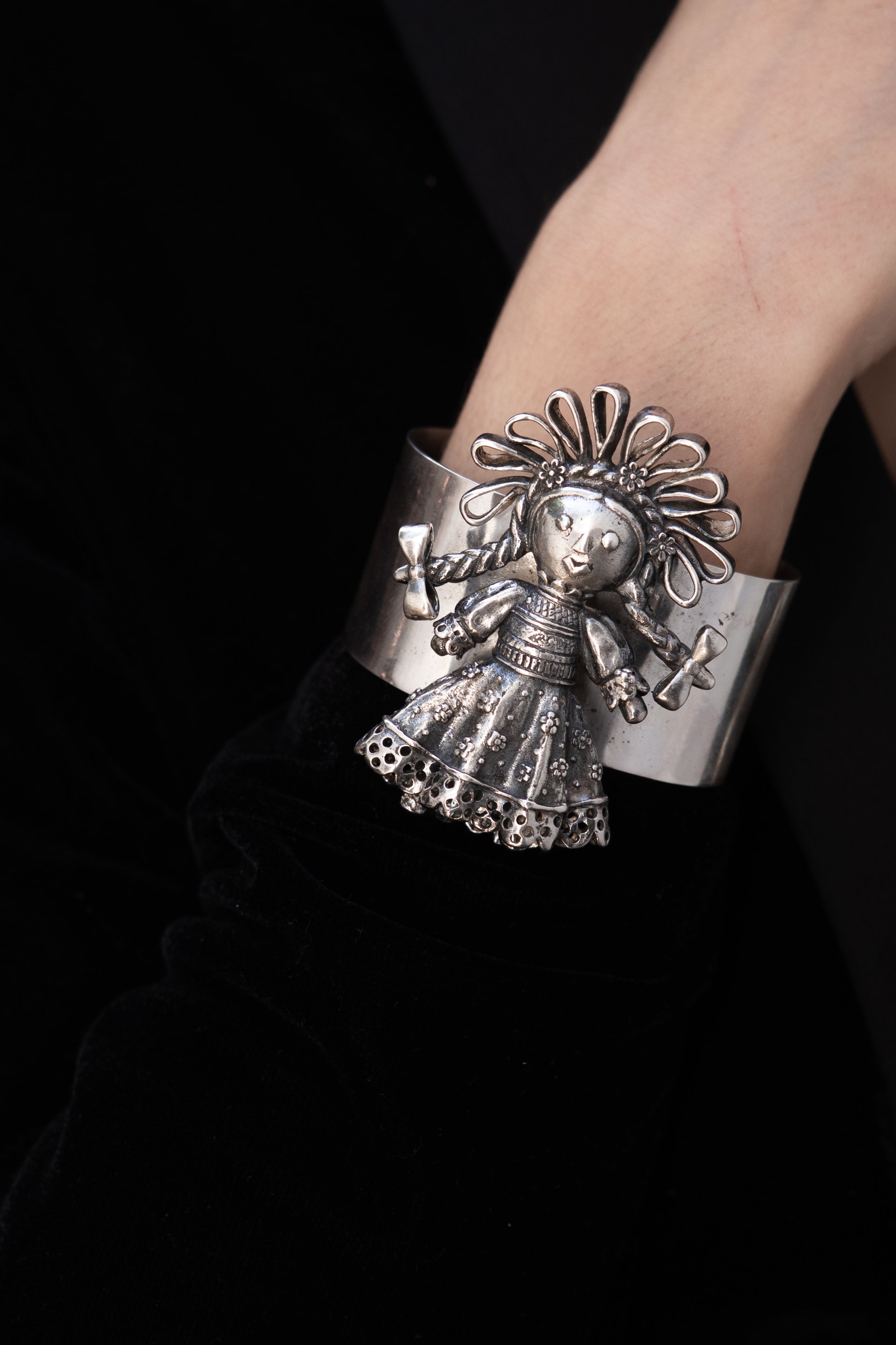 Brazalete Lele, joya de plata .925 – Gabriela Sánchez