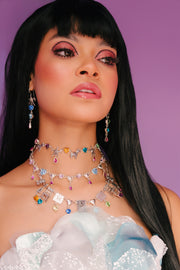 Collar Fiesta Multicolor, joya de plata .925, con cristal Swarovski – Gabriela Sánchez (vista 6)
