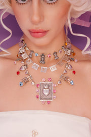 Collar Fiesta con Encanto, joya de plata .925, con cristal Swarovski – Gabriela Sánchez (vista 5)
