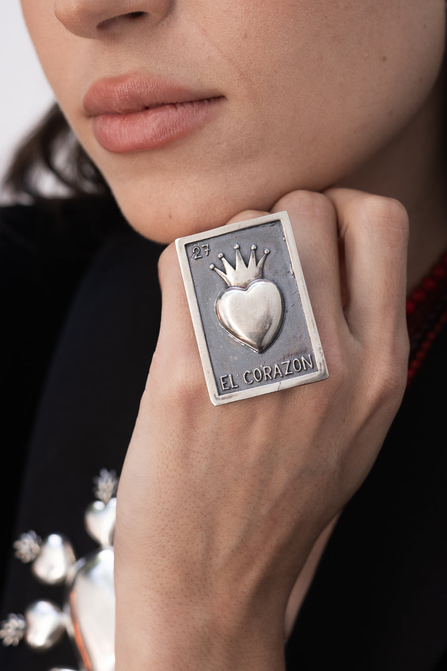 Anillo Carta Corazón, joya de plata .925 – Gabriela Sánchez (vista 4)