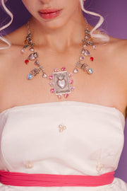 Collar Fiesta con Encanto, joya de plata .925, con cristal Swarovski – Gabriela Sánchez