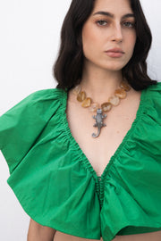 Collar Camino a la Transformación, joya de plata .925, con citrina – Gabriela Sánchez (vista 3)