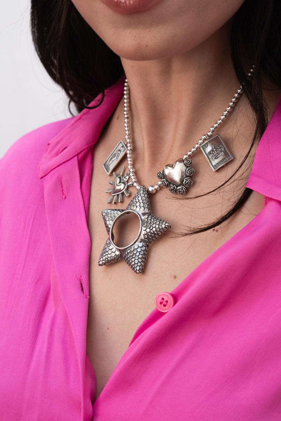 Collar Amor y Suerte, joya de plata .925 – Gabriela Sánchez (vista 5)