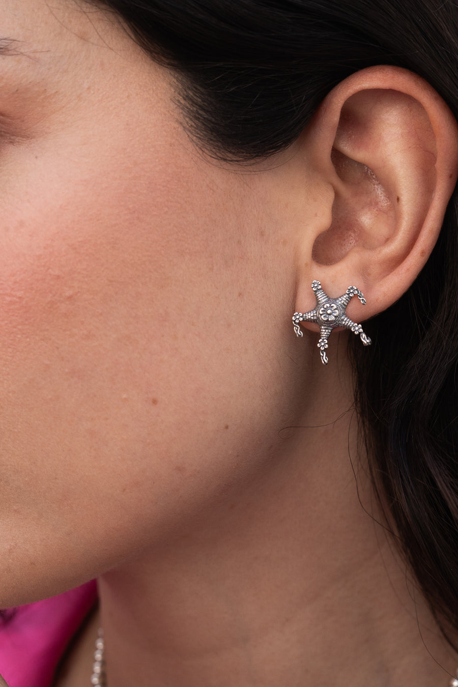 Aretes La Piñata de la Fiesta, joya de plata .925 – Gabriela Sánchez (vista 2)