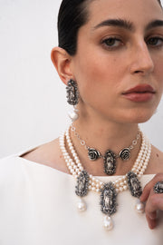 Gargantilla Madre de Rosas, joya de plata .925 – Gabriela Sánchez (vista 4)