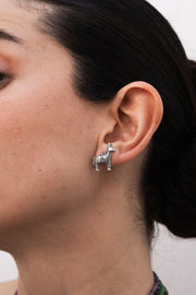Aretes Piñata de Burrito, joya de plata .925 – Gabriela Sánchez (vista 2)